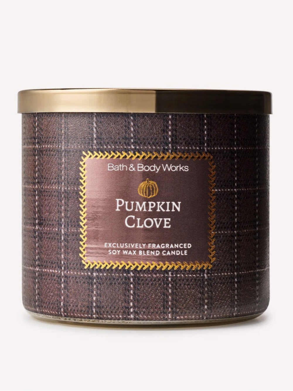 Bath & Body Works Pumpkin Clove Soy Wax Candle